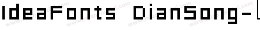 IdeaFonts DianSong字体转换